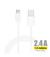 Vanwor Cable PVC USB-C 1.2M 2A L-03