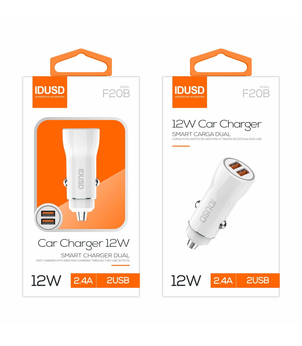 Car Charger 2-USB 2.4A - F20B