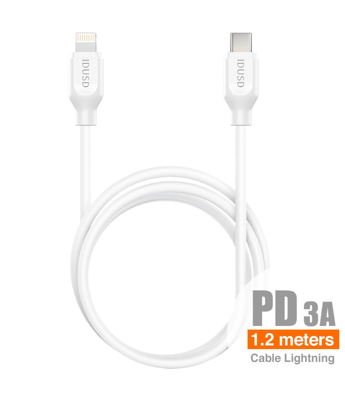 PD Cable USB-C a Lightning PD 1.2M 3A - C32B